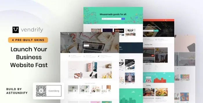 Vendrify marketplace theme cover