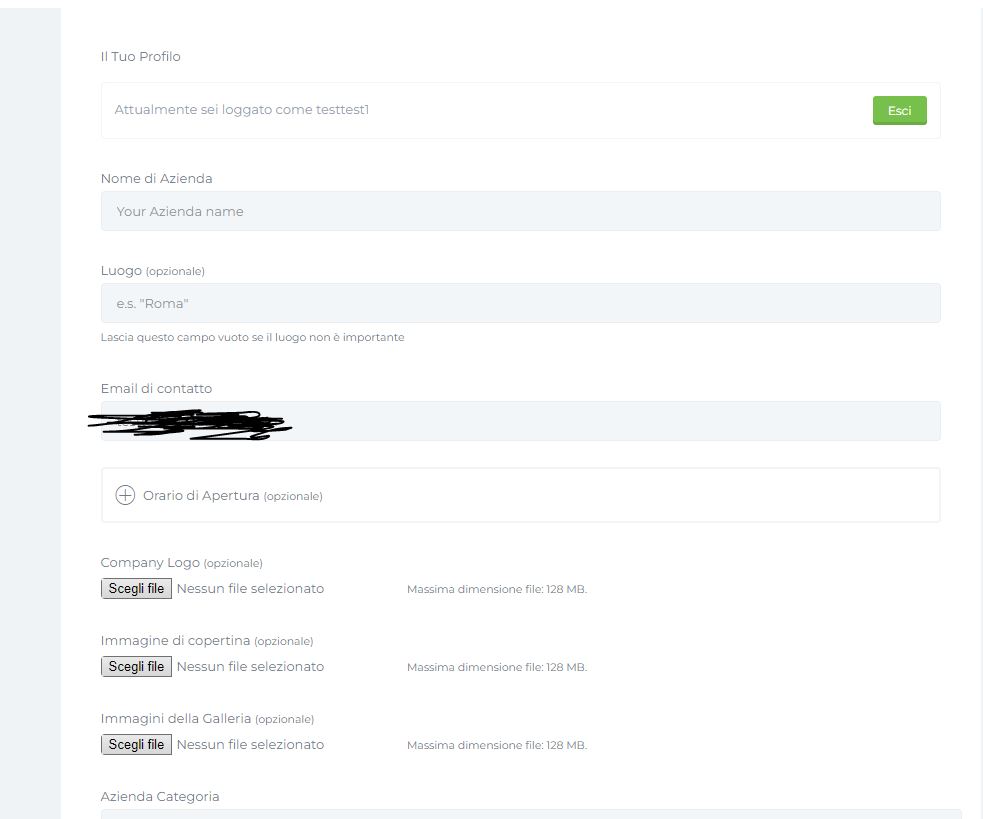 Attachment for CUSTOM FIELD in registration form