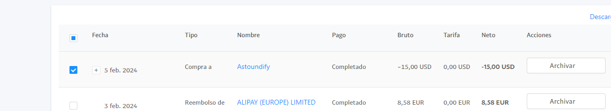 Attachment for compra